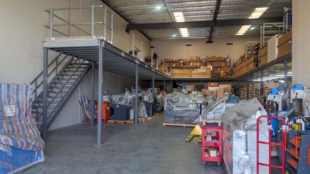 Recently completed job - mezzanine flooring installation in Loganholme